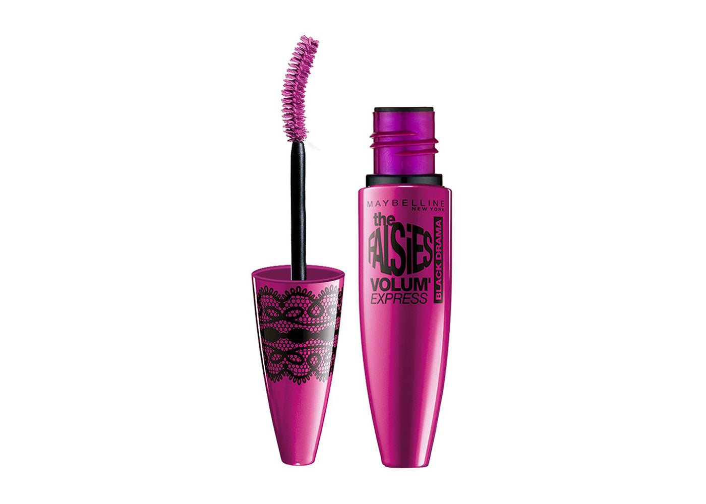 MAYBELLINE Vex Falsies Mascara, color Negro Dramático